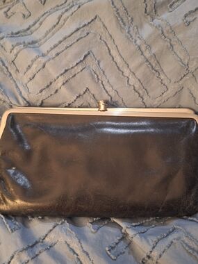 Classic Black Leather Lauren Hobo